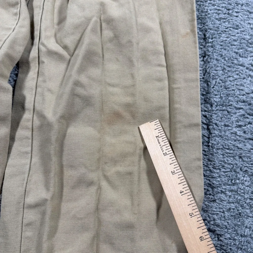 Vintage Patagonia Organic Cotton Canvas Work Pants Tan Khaki‎ Straight Leg 32x33